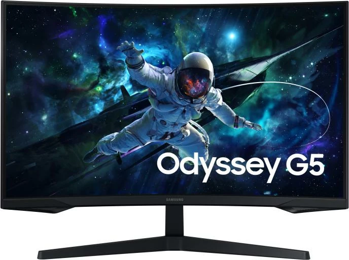 Monitor Samsung Odyssey G5 G55C LS32CG552EU 32" i lakuar, e zezë