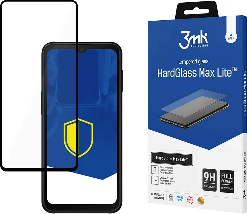 Xham mbrojtës 3mk HardGlass Max Lite për Samsung Galaxy XCover 6 Pro, Transparent