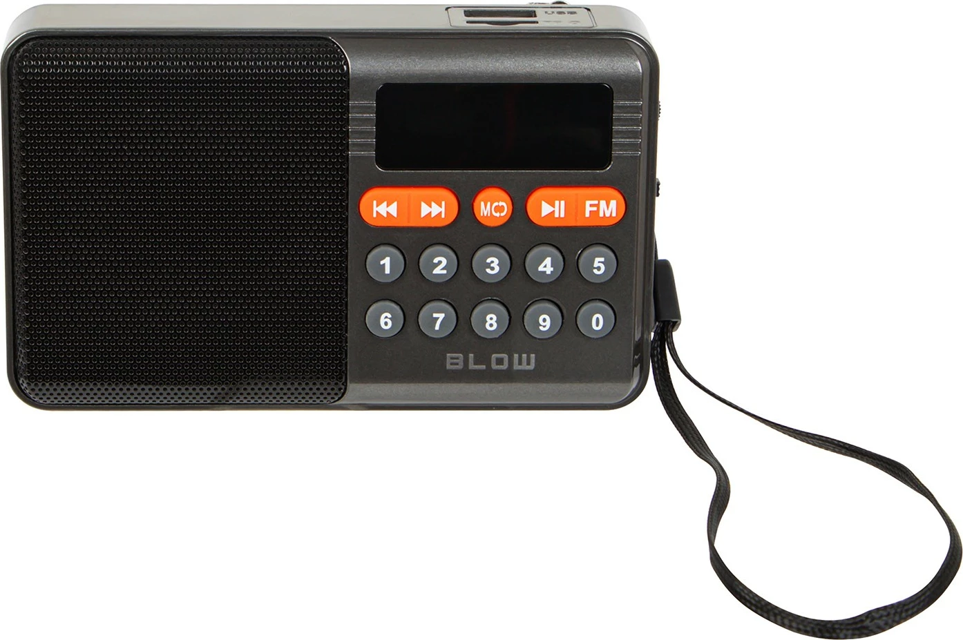 Radio portativ analog AM/FM me Bluetooth, BLOW RA18, altoparlant mono, USB/microSD/AUX, bateri 800 mAh, karikim USB-C, i zi