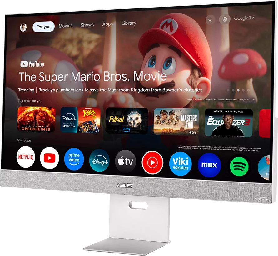 Monitor smart ASUS ZenScreen Smart MS32UC 31.5\" 4K UHD IPS Google TV USB-C 90W