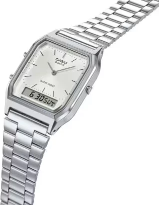 Orë dore Casio AQ-230A-7AMQY, e argjendtë