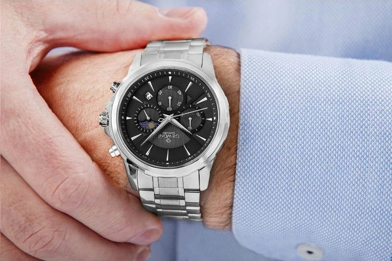 Orë dore për meshkuj Giewont, argjendi