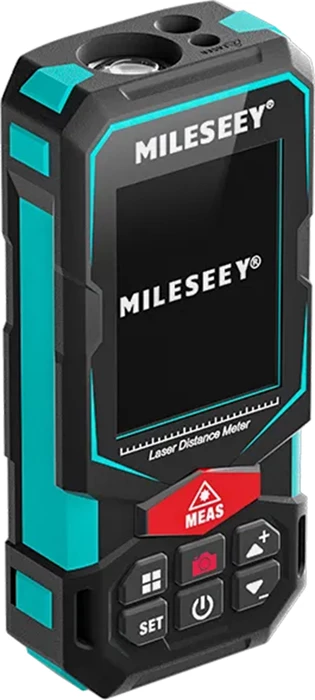 Distancmetër me laser Mileseey S7Mil 100 m, ekran IPS 2.4\", Bluetooth, IP65, zi/jeshile
