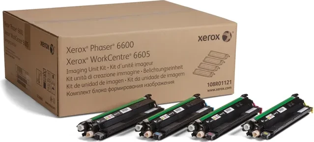 Njësi imazhi Xerox 108R01121 për Phaser 6600 / WorkCentre 6605 / C400 / C405, 60.000 faqe, set 4 copë
