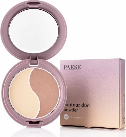 Pudër konturimi dhe ndriçimi Paese Nanorevit Contour Duo Powder 200 për femra 4.5g
