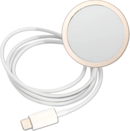 Mbështjellës Guess Marble me MagSafe dhe karikues wireless, për iPhone 14 Pro 6.1", Bardhë