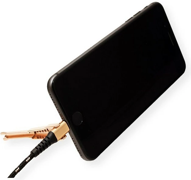 Kabllo ROLINE 11.02.8923 Lightning në USB-A, 1 m, USB 2.0, e zezë/ari