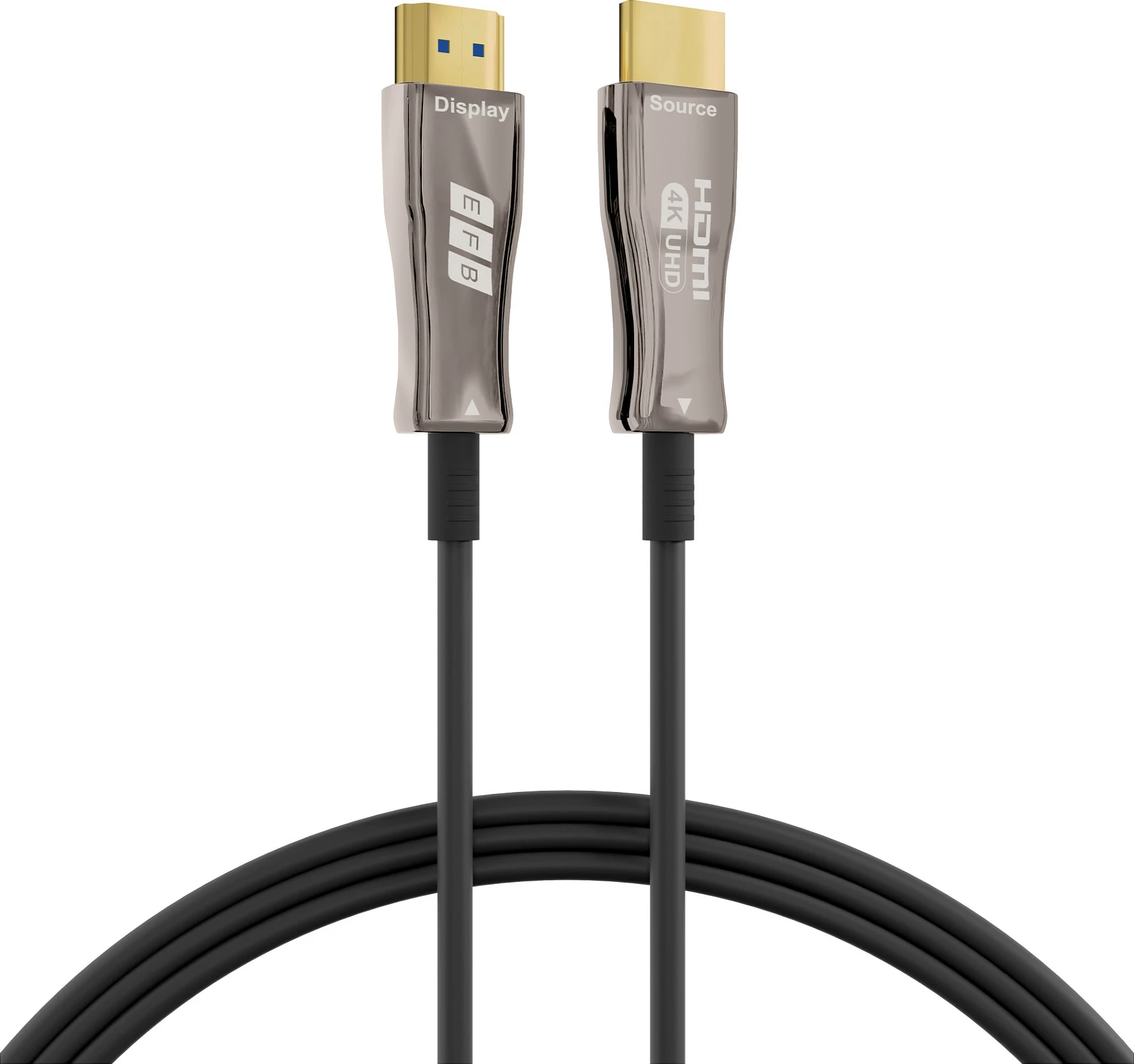 Kabllo HDMI EFB Elektronik HDMI-20-00010, 50m, HDMI 2.0, 4K@60Hz, HDR/ARC, Ethernet, e zezë