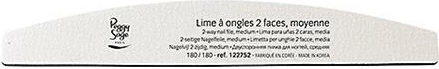 Lima për thonj Peggy Sage 2-Way Nail File Medium, 1 copë