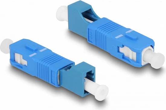 Kuplues fibër optike DeLOCK SC Simplex mashkull në LC Simplex femër, blu
