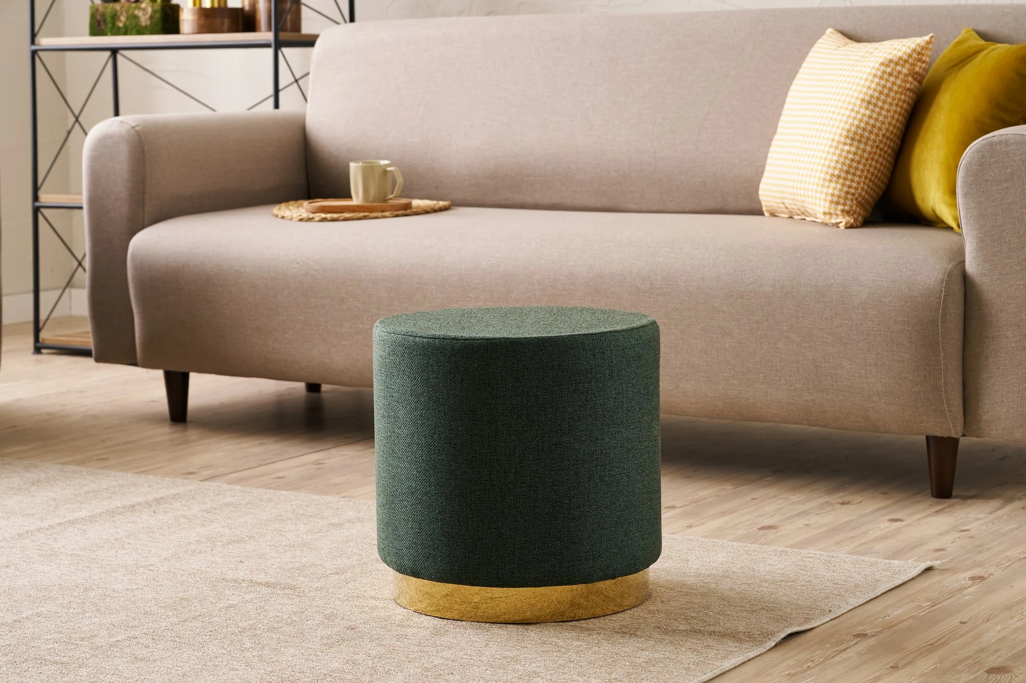 Puf Atelier del Sofa, ngjyrë e gjelbër, Göcek