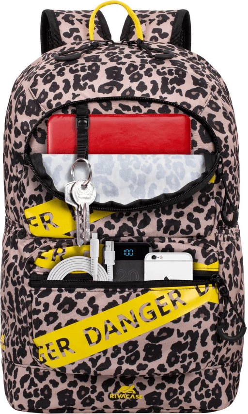 Çantë shpine RIVACASE 5421 Erebus 14L waterproof për laptop/tablet deri 10.1\", Leopard