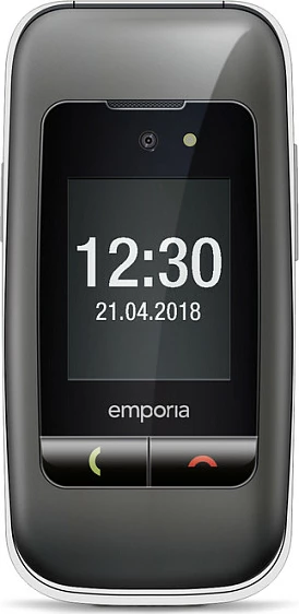 Celular Emporia ONE V200i, flip 2.4", 2G, SD deri 8GB, 2MP, IP54, spacegrey/silver