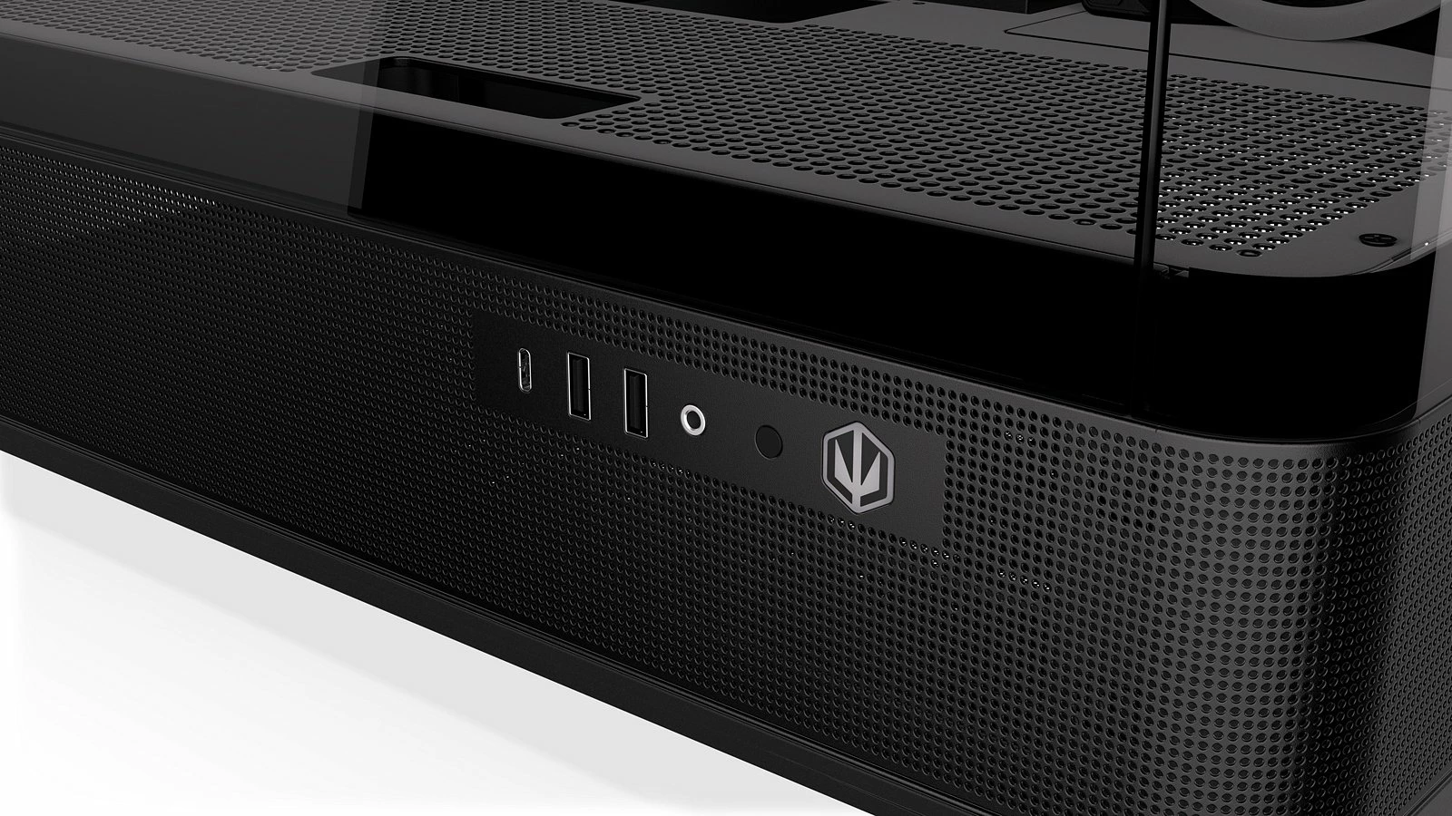 Kasë Endorfy Aquarius 8000 Corona EY2A021, midi tower, e-ATX/ATX, me xham panoramik, USB-C, e zezë