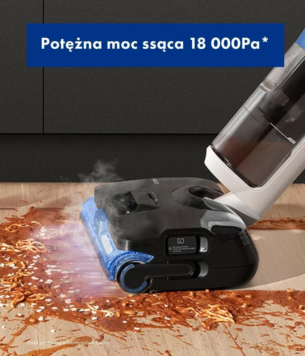 Kasë pastrimi Tineco Floor S6 Stretch Steam Plus, 1000ml, HEPA, e bardhë