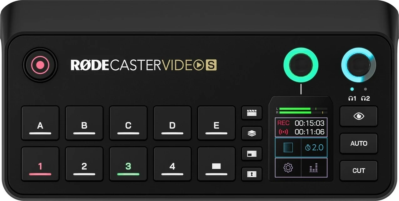 Konsolë audio/video RODE RODECaster Video S, wireless, USB-C, HDMI, e zezë