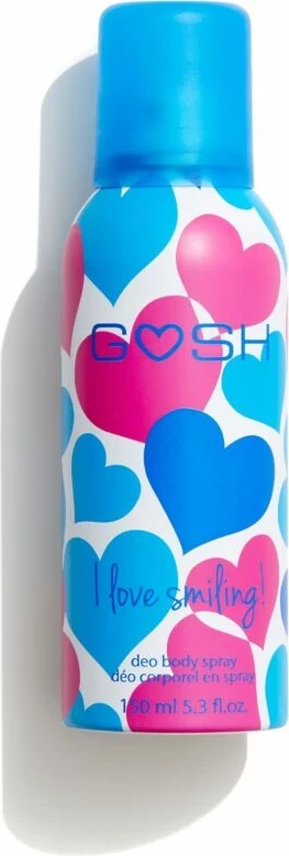 Deodorant Sprej Gosh 150 ml, I Love Smiling