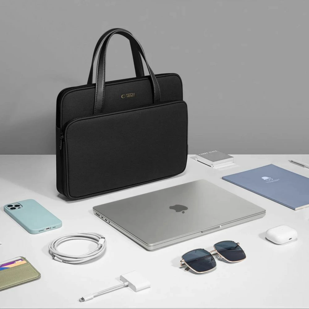Mbështjellës Tech-Protect për laptop 13-14 inç, i zi