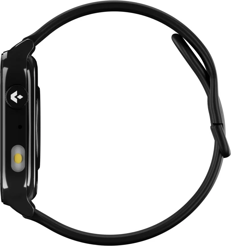 Smartwatch Garett Activity 3 AMOLED 1.96\" IP68 Bluetooth, e zezë, set me 2 rripa