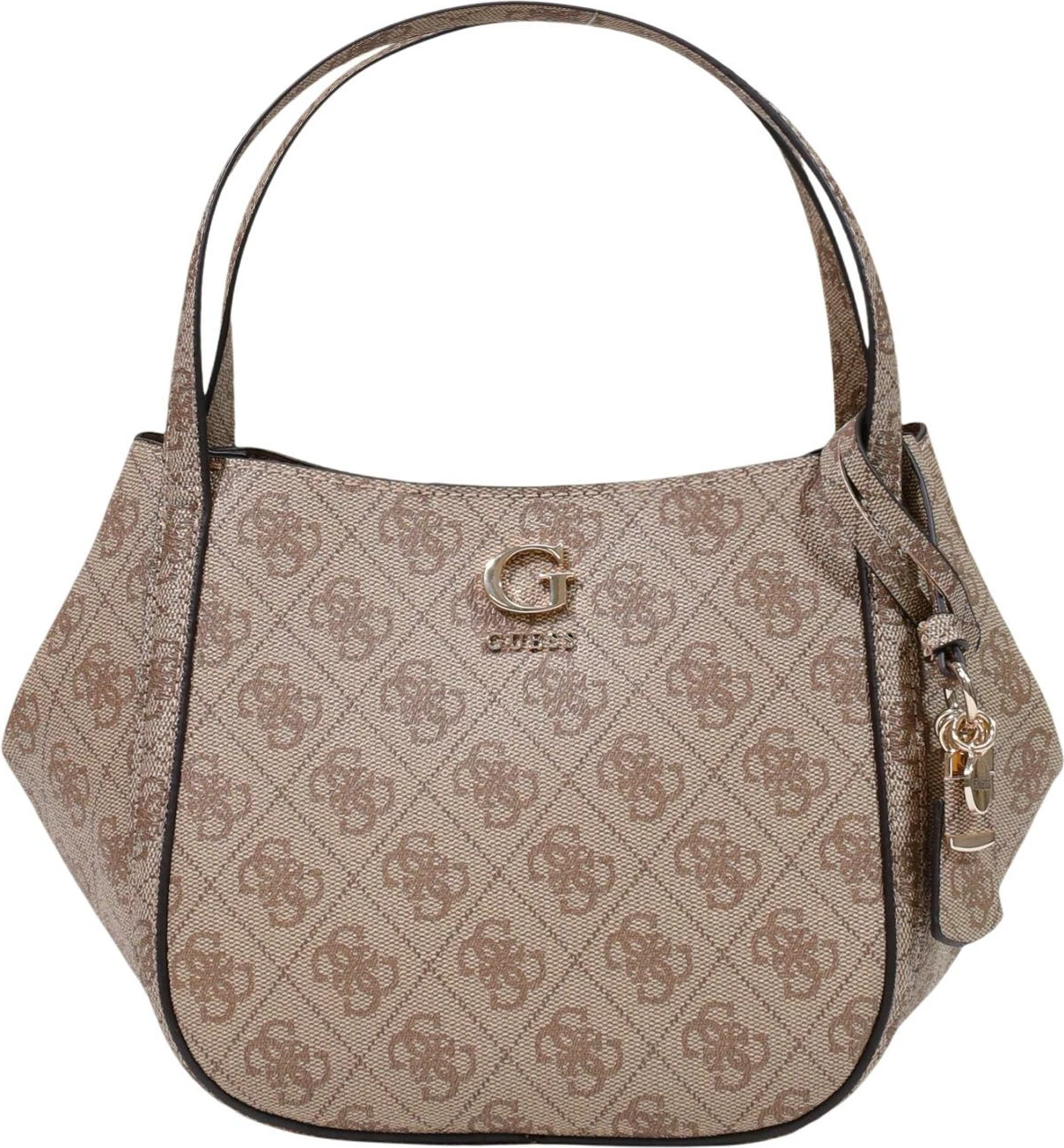 Çantë krahu Guess Coleen Logo Small SA HWSG97 56050 për femra, latte