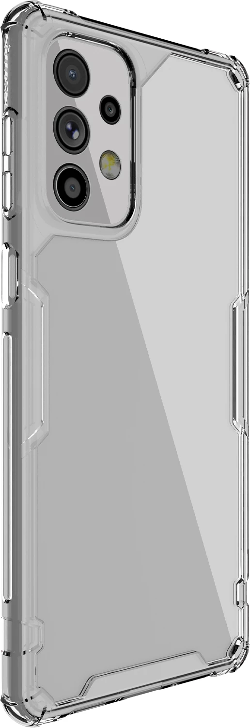 Mbështjellës Nillkin Nature Pro për Samsung Galaxy A73, transparent, i bardhë