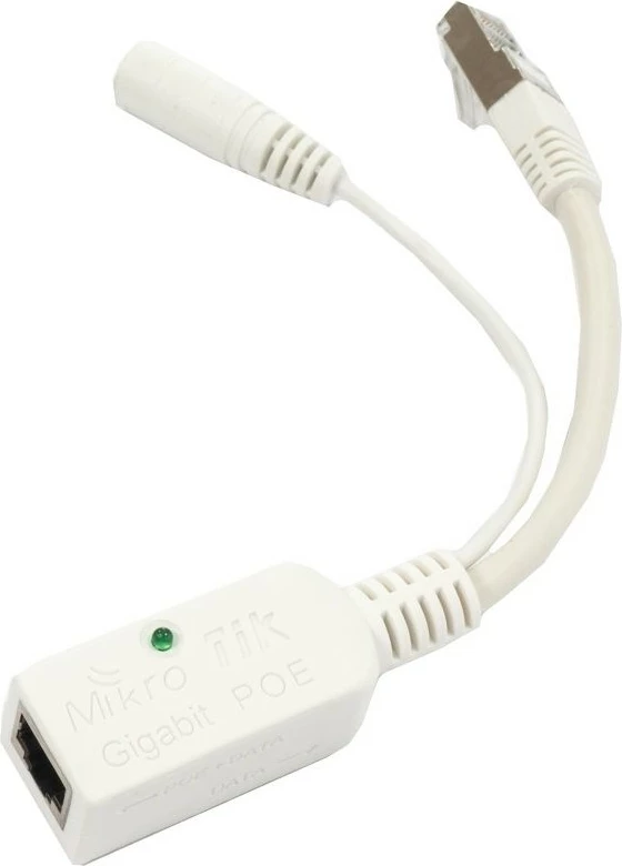 Adapter PoE MikroTik RBGPOE, Gigabit Ethernet, 48 V