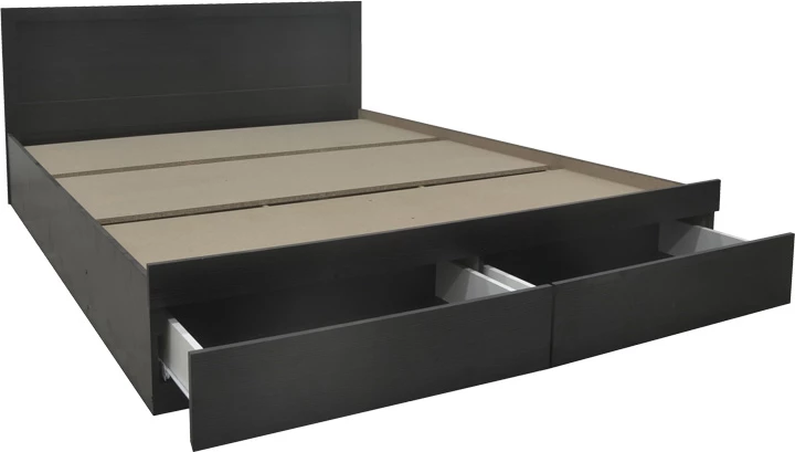 Krevat Olympus me sirtarë, ngjyrë wenge, 150x200cm