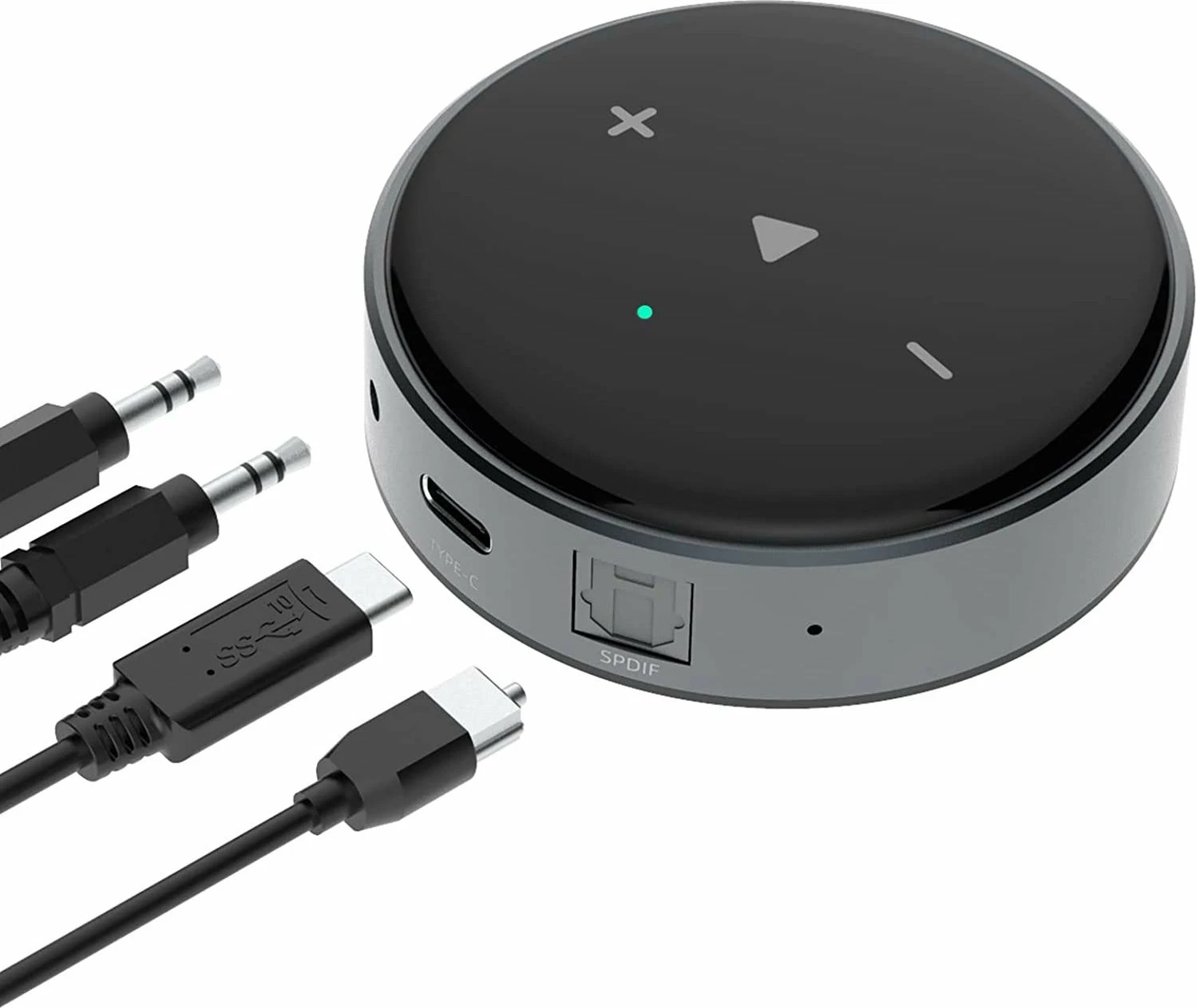 Player streaming rrjeti Arylic WiiM Mini AirPlay 2 Wi-Fi 2.4/5GHz Bluetooth 5.0 DAC Burr-Brown, i zi, set me kabllo