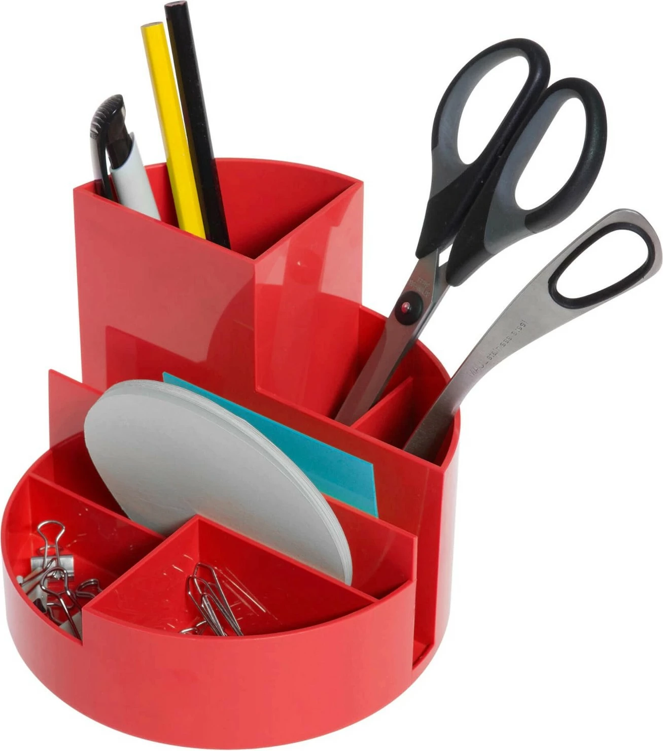 Organizues tavoline MAUL 4117625, plastik, 6 ndarje, 125mm, kuq