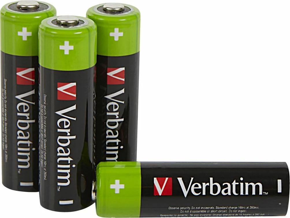 Bateri rikarikueshme Verbatim AA/R6 2500mAh 1.2V (4 copë)