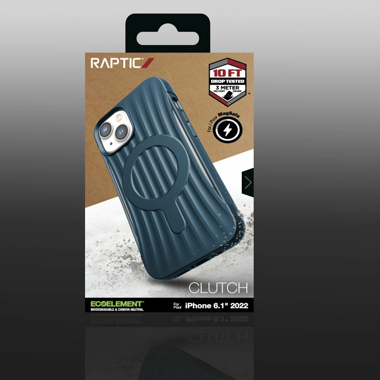 Mbështjellës Raptic X-Doria Clutch Case për iPhone 14 me MagSafe, Blu