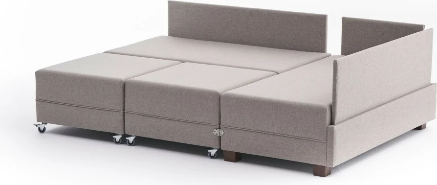 Kënd-sofë krevati Fly, ngjyrë krem, Atelier del Sofa