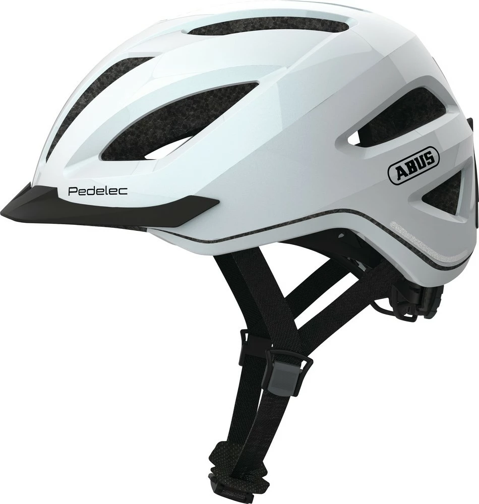 Helmetë biçiklete ABUS Pedelec 1.1 L, bardhë