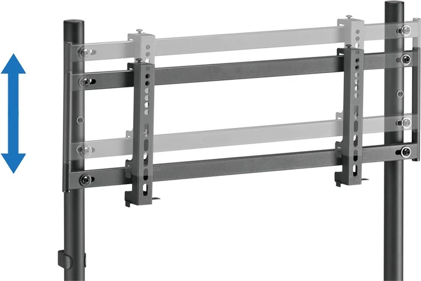 Mbajtëse monitori/TV për SIM racing UVI Racing SIM UVIRSIMSTND, 32-55", e zezë