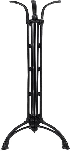 Bazë për bar prej gize, ngjyrë e zezë, FH446, 3 këmbë, 50x50x105 cm