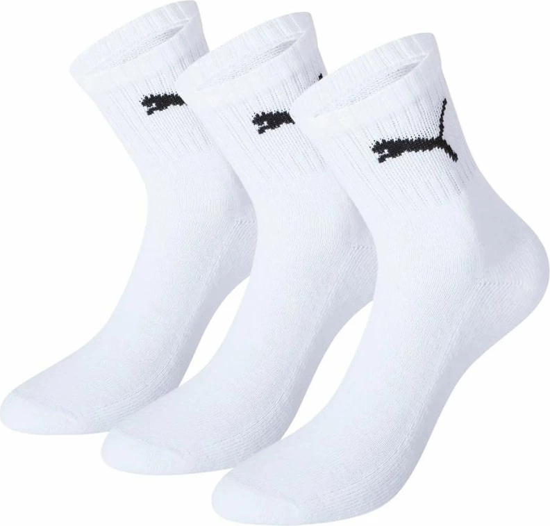 Çorape unisex Puma, të bardha [Madhësia: 39 - 42]