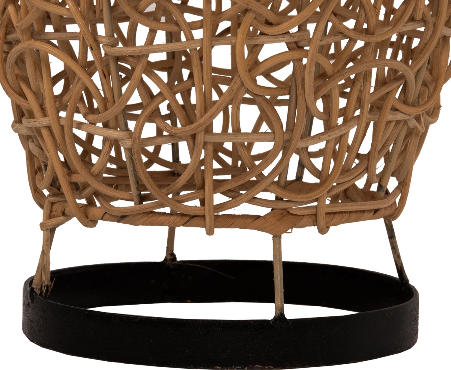 Llambë dyshemeje, rattan natyral, FH7877, Φ24x62H cm