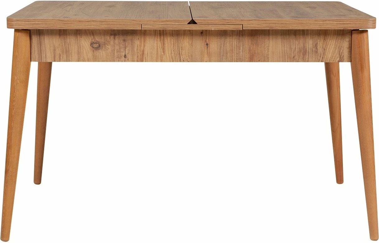 Tavolinë me karrige, zgjatshme, 4 pjesë, Skye Decor, Vina 0701-3, ngjyrë Atlantic, gri