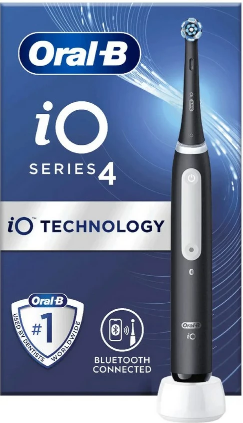 Furçë dhëmbësh elektrike Braun Oral-B iO 4, për të rritur, e zezë