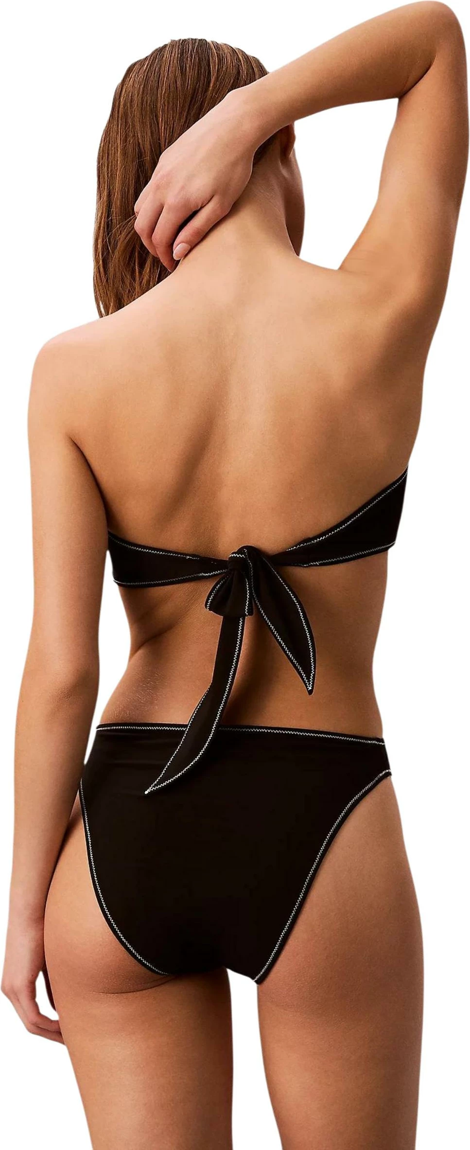 Sutjenë bikine bandeau për femra Calvin Klein Jeans LV00Q61101, e zezë [Madhësia: M]