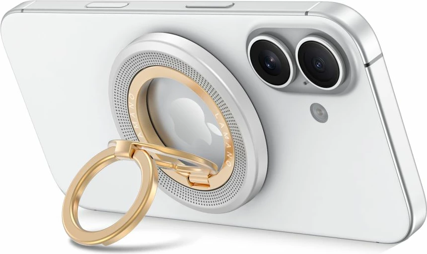 Mbajtëse magnetike telefoni Tech-Protect MMR700 Lamano MagSafe 360° rrotullim, gri/ari