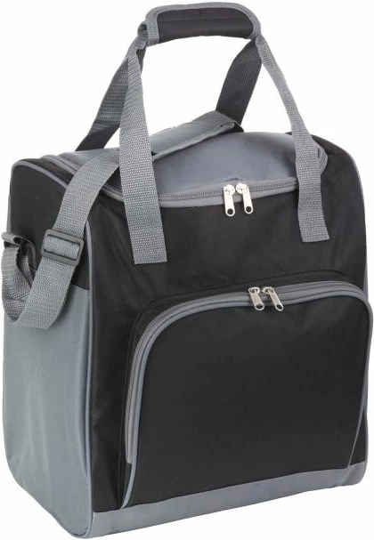 Çanta termike për turizëm jashtë, e zezë