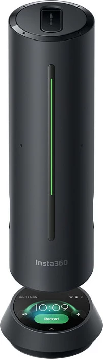 Altoparlant konferencash Insta360 Wave, USB-C, 8 mikrofona, me bateri të integrume, i zi