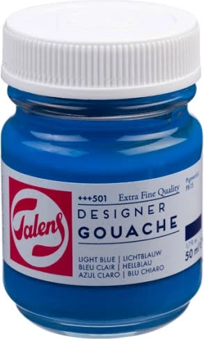 Talens Designer Gouache 501 – Light Blue