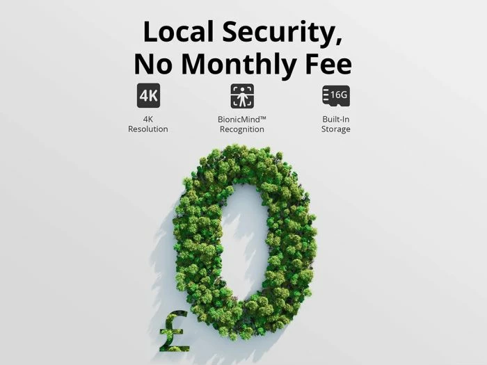 Set kamera sigurie ANKER Eufy Security eufyCam 3C 4K, 2 kamera + HomeBase, memorie 16GB e zgjerueshme deri 16TB, bateri deri 180 ditë, bardhë/zi 4