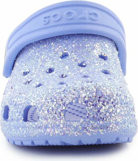 Crocs për fëmijë, glitter, blu