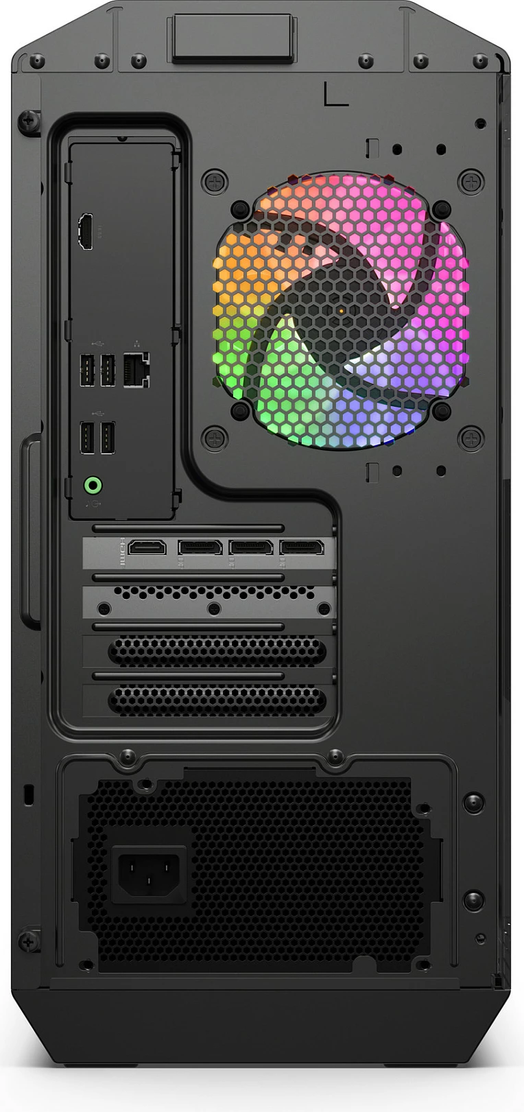Kompjuter desktop Lenovo IdeaCentre LOQ 26ADR10, Ryzen 7 8745HX, 16GB DDR5, 1TB SSD, GeForce RTX 5070 12GB, Windows 11 Home, Luna Grey/Eclipse Black