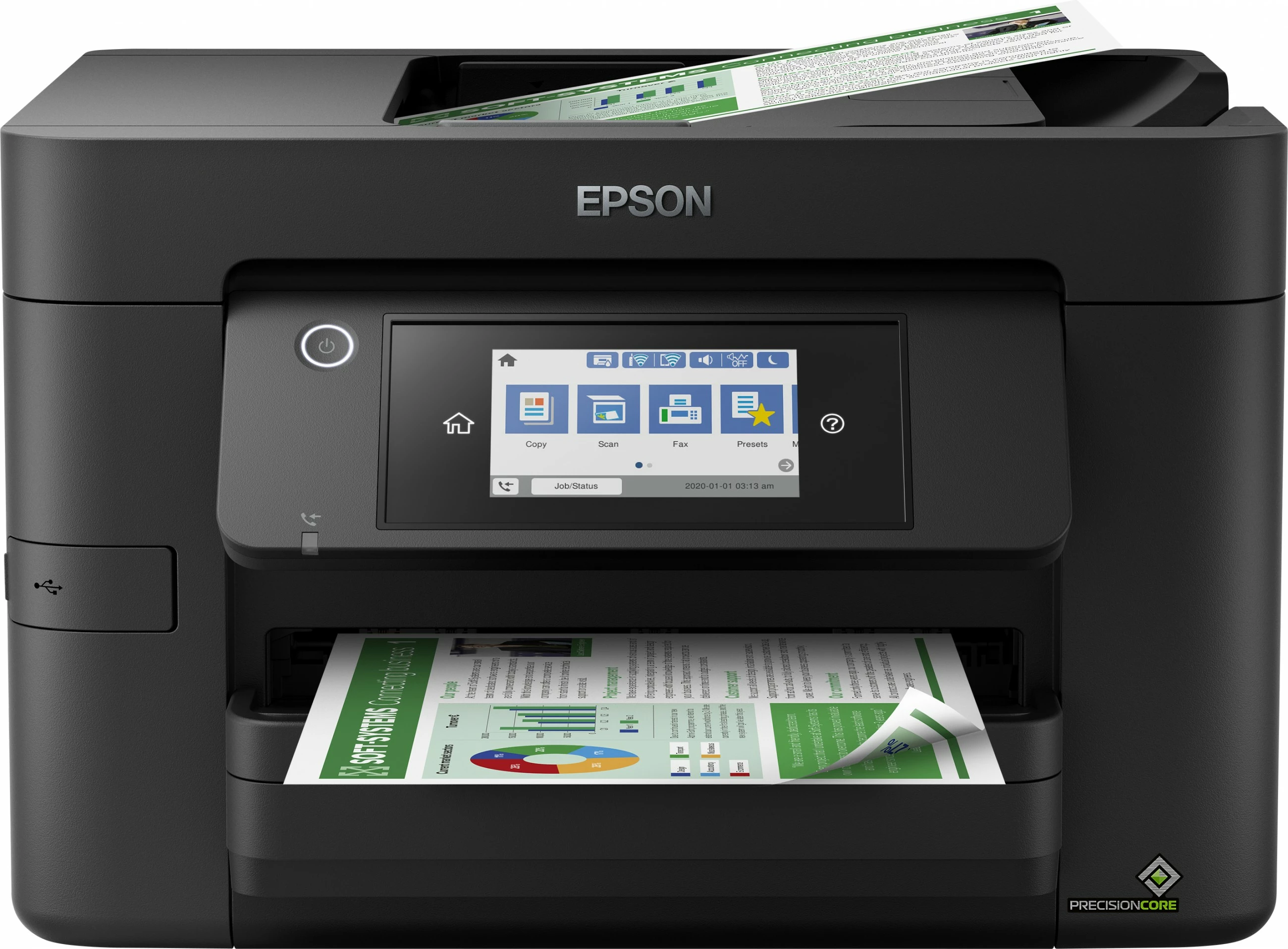 Printer multifunksional Epson WorkForce Pro WF-4825DWF, ekran me prekje, Wi-Fi, Ethernet, i zi