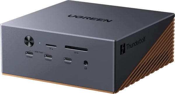 Stacion dokimi Thunderbolt 5 UGREEN Revodok Maxidok 85590F 17-në-1, 8K@60Hz, 240 W, M.2 NVMe, gri