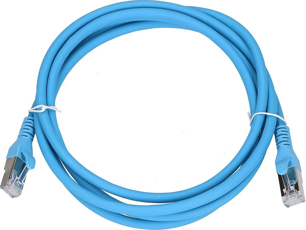 Kabllo rrjeti LAN Extralink Cat6a S/FTP, 2m, 10GbE, RJ45, LSZH, blu
